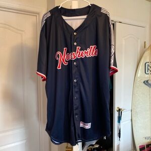 Authentic Nashville baseball jersey